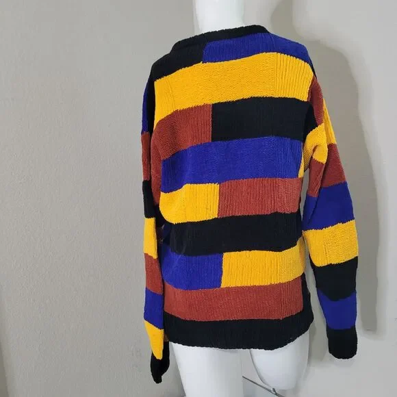 Neiman Marcus Small sweatshirt sweater chenille soft cable knit hand knit - Picture 2 of 10